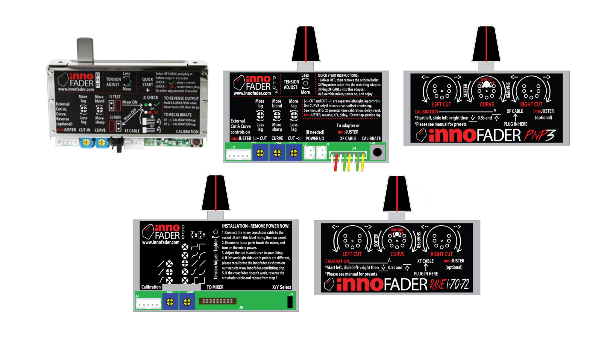 Innofader 8mm Faders coolorcaps